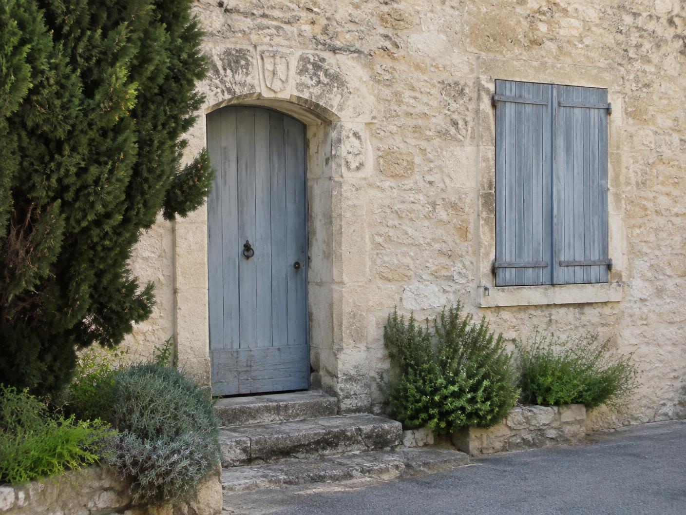 Détail architectural d’une maison provençale